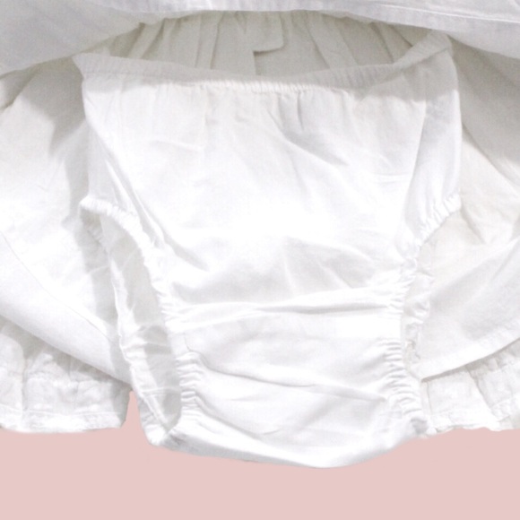 NWT Baby Gap White Eyelet Sleeveless Floral Dress - Picture 4 of 10